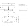 Акриловая ванна 150x76 см BELBAGNO BB72-1500-W0