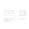 База под раковину BELBAGNO KRAFT-800-2C-SO-CO