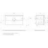База под раковину BELBAGNO MARINO-CER-N-1000-2C-SO-RNG-P