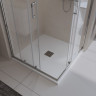 Душевой поддон из литьевого мрамора 90x90 см BELBAGNO TRAY-MR-UNO-A-90-35-W-CR