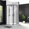 Душевой уголок 89,5x89,5 см BELBAGNO UNO-195-R-2-90-C-NERO