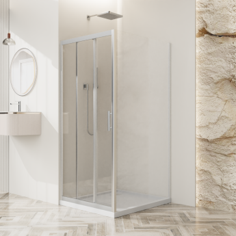 Душевой уголок BELBAGNO UNO-195-AF-31-90-P-Cr