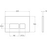 Кнопка смыва BELBAGNO BB042BL
