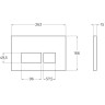 Монтажный элемент для подвесного унитаза BELBAGNO BB026 + BB041CR BB026/BB041CR