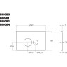 Монтажный элемент для подвесного унитаза BELBAGNO BB026 + BB081CR BB026/BB081CR