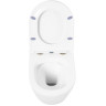 Подвесной безободковый унитаз с сиденьем микролифт BELBAGNO TRE BB8001CHR-SC
