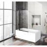 Шторка для ванны 90 см BELBAGNO UNO-V-11-90/150-C-Cr