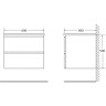 Тумба BELBAGNO LUCE LUCE-600-2C-SO-PT