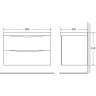 Тумба BELBAGNO MARINO MARINO-800-2C-SO-CTO-P