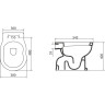 Унитаз BELBAGNO BB115CBS