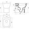 Унитаз BELBAGNO BB128CB