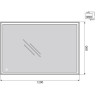 Зеркало 120x80 см BELBAGNO SPC-GRT-1200-800-LED-TCH