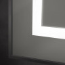 Зеркало BELBAGNO SPC-KRAFT-800-800-SENS-NERO, 800x800x32 мм