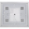Зеркало BELBAGNO SPC-KRAFT-500-900-LED-TCH-WARM в алюминиевой раме со встроенным светильником, сенсорным выключателем и подогревом, 500x32x900